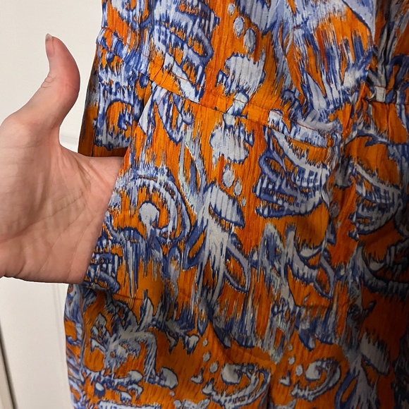 NWT BCBGMaxAzria Tie Halter L Romper with Pockets and Elastic Waist - Picture 5 of 9